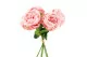 K&uuml;nstlicher Pfingstrosenstrau&szlig; Rosa 6