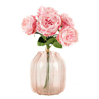 Bouquet di Peonie Artificiali - Rosa