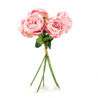 Artificial Peony Bouquet - Pink