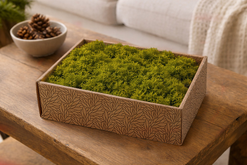 Lichene preservato - Creabox M - Medium Green
