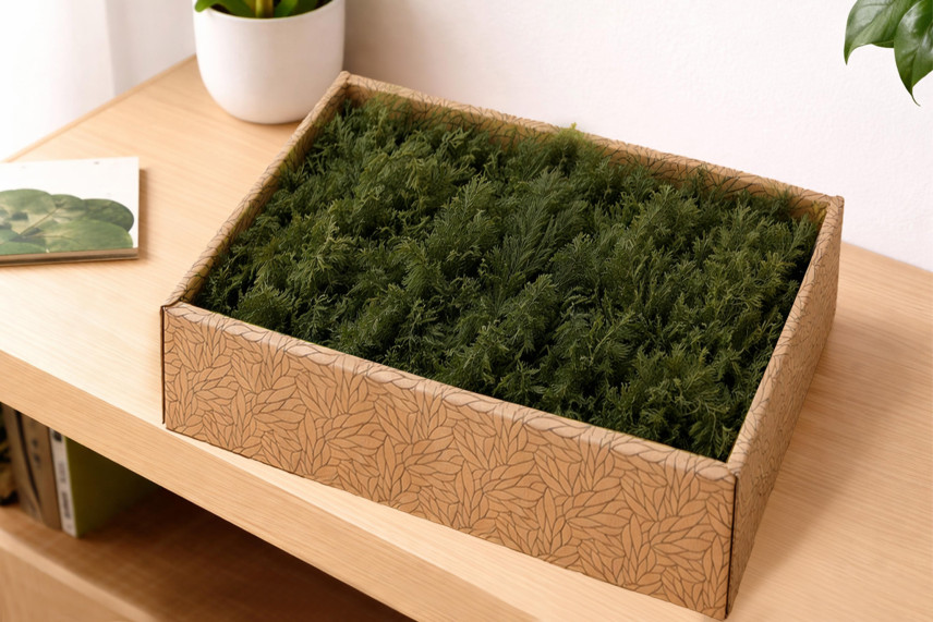 Air Fern konserviert - Creabox M - Nature Green