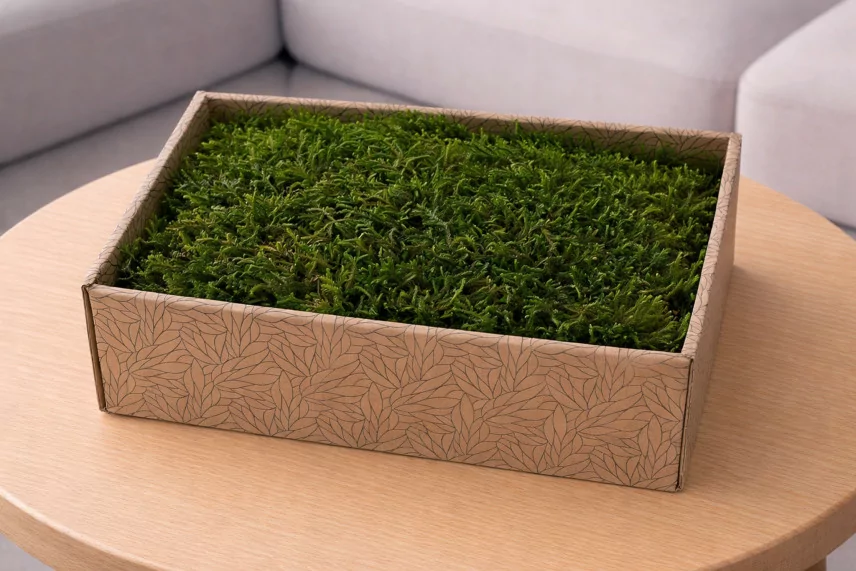 Mousse Longue Stabilis&eacute;e - Creabox M - Vert