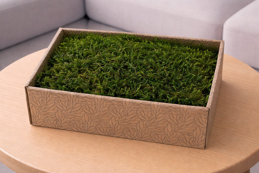 Muschio lungo preservato - Creabox M - Verde