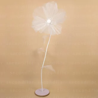 Amapola Gigante artificial Blanco