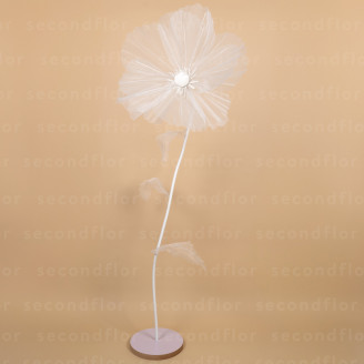 Giant Artificial Poppy - White