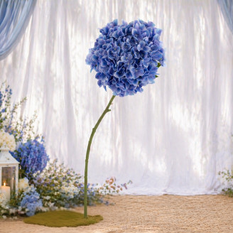 Ortensia Gigante Artificiale - Blu