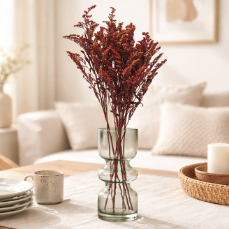 Solidago Preservato - Mazzo - Rosso