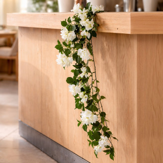 Pendente Artificiale di Bougainvillea - Bianco