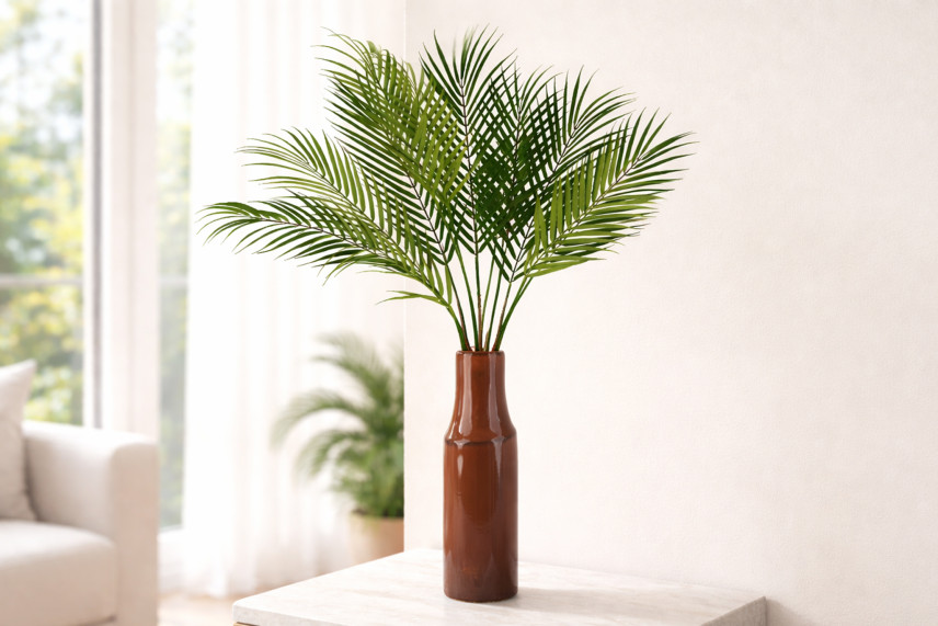 Feuerbest&auml;ndige k&uuml;nstliche Areca - Gr&uuml;n