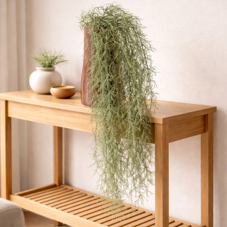 Tillandsia Artificiale Cadente Ignifuga - Grigio