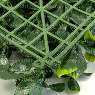 Plaque de Feuillage Artificiel Vert Bicolore