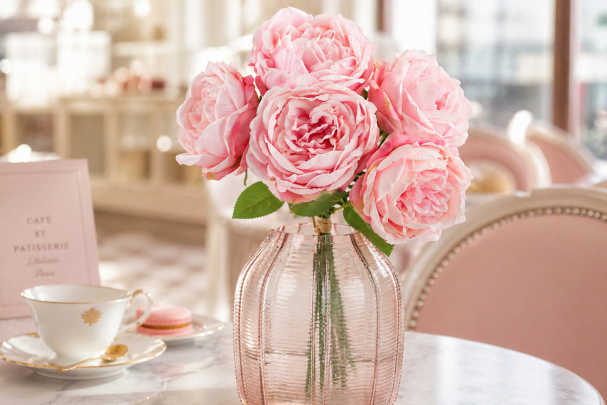 K&uuml;nstlicher Pfingstrosenstrau&szlig; - Rosa