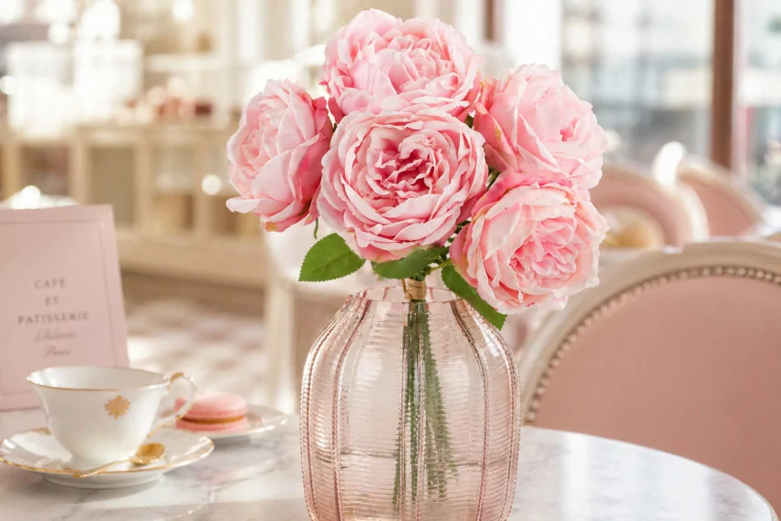 K&uuml;nstlicher Pfingstrosenstrau&szlig; - Rosa
