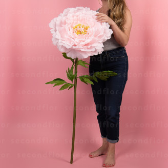 Peonia Artificiale Gigante Rosa