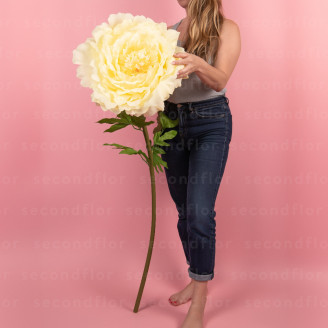 Peonia Artificiale Gigante Gialla
