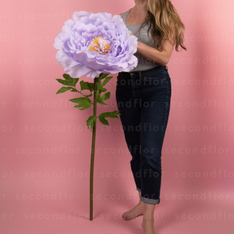 Peonia Artificiale Gigante Lilla