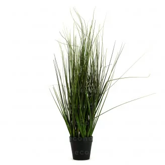 Erba Graminacea artificiale in vaso