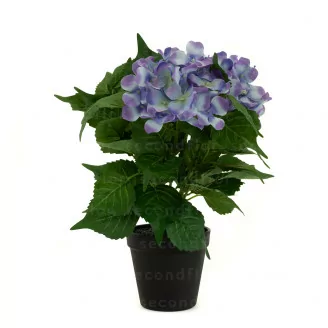 Artificial Hydrangea in a pot