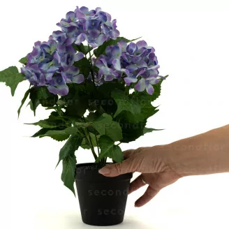 Artificial Hydrangea in a pot