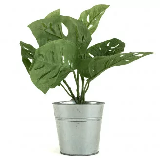 K&uuml;nstliche Monstera im Topf