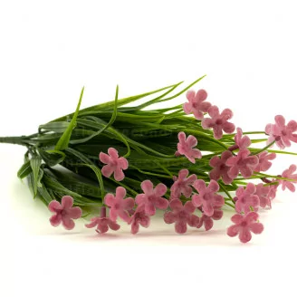 K&uuml;nstliches Ziergras mit Bl&uuml;ten