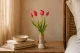 Bouquet de Tulipes artificielles Rose 1