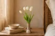 Bouquet di Tulipani Artificiali Crema 1