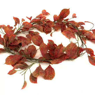 Artificial Red & Orange Beech Garland
