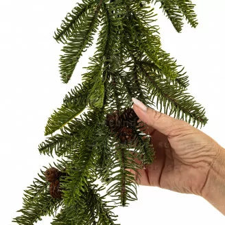 Artificial Fir Garland with Pine Cones