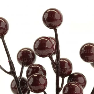 Artificial Burgundy Berries (x6)