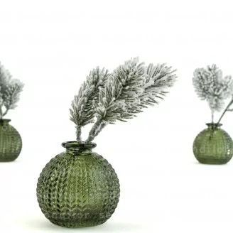 Artificial Snowy Pine Sprigs on Pick (x6)
