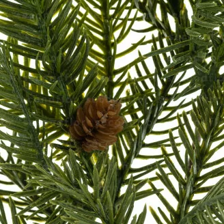 Artificial Pine Spray with Pine Cones