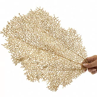 Gold artificial coral branch