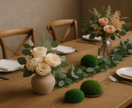 5 idées de décoration florale durable pour vos tables