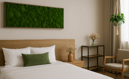 Comment créer des chambres d’hôtel apaisantes avec des fleurs séchées et stabilisées