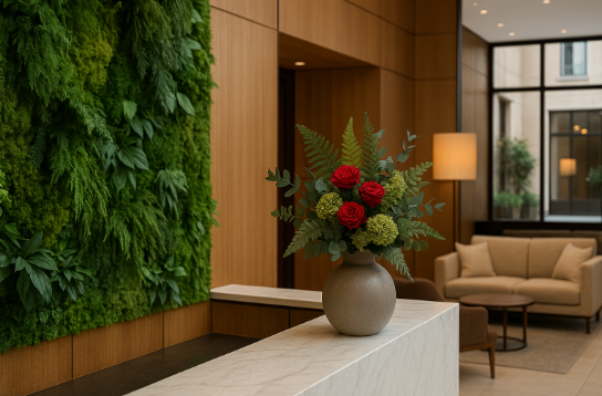 Comment optimiser le budget décoration florale d’un hôtel avec les plantes stabilisées