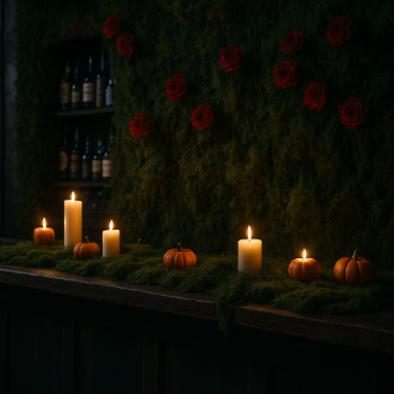 Décoration Halloween restaurant