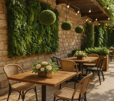 Décoration terrasse restaurant