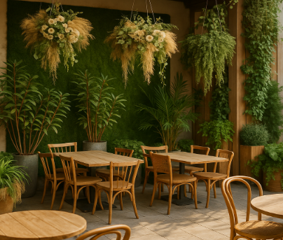 Terrasse de restaurant